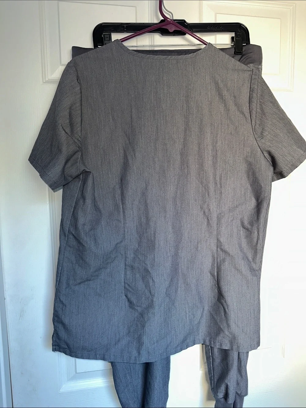 Figs Men's Gray Jogger Scrub Pants & Top Set - Charcoal Gray